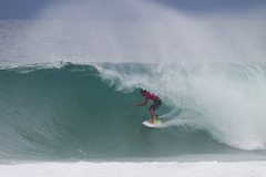 Quarterfinalists Decided in Pumping Barrels at Billabong Rio Pro